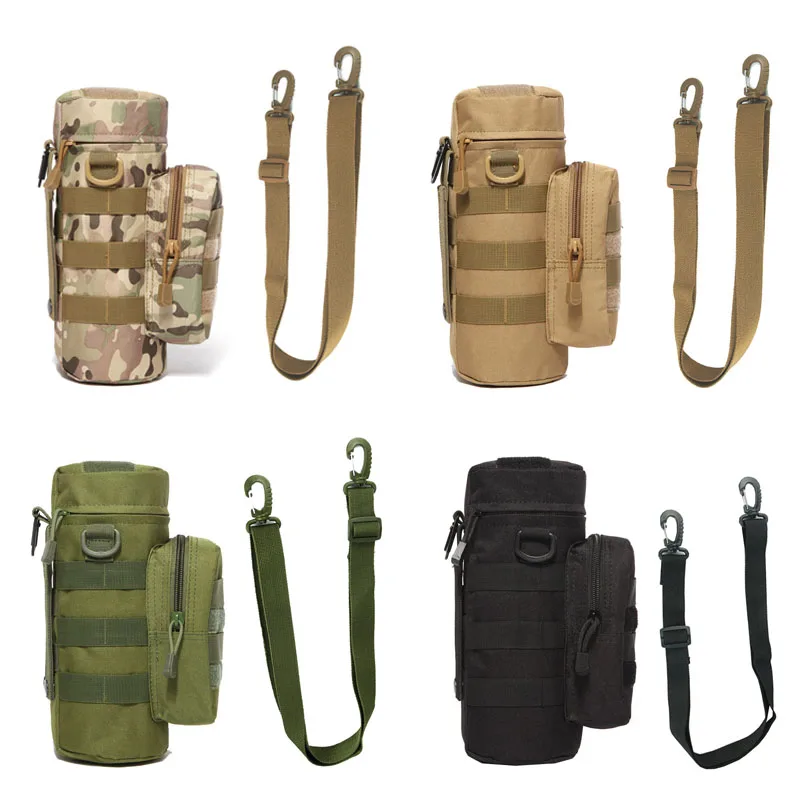 Camping Cooking Can - Outdoor Molle Kettle Carrier Water Bottle