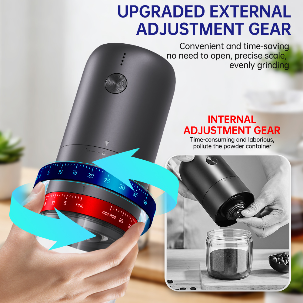 Pocket Coffee Maker - Portable USB Electric Coffee Bean Grinder