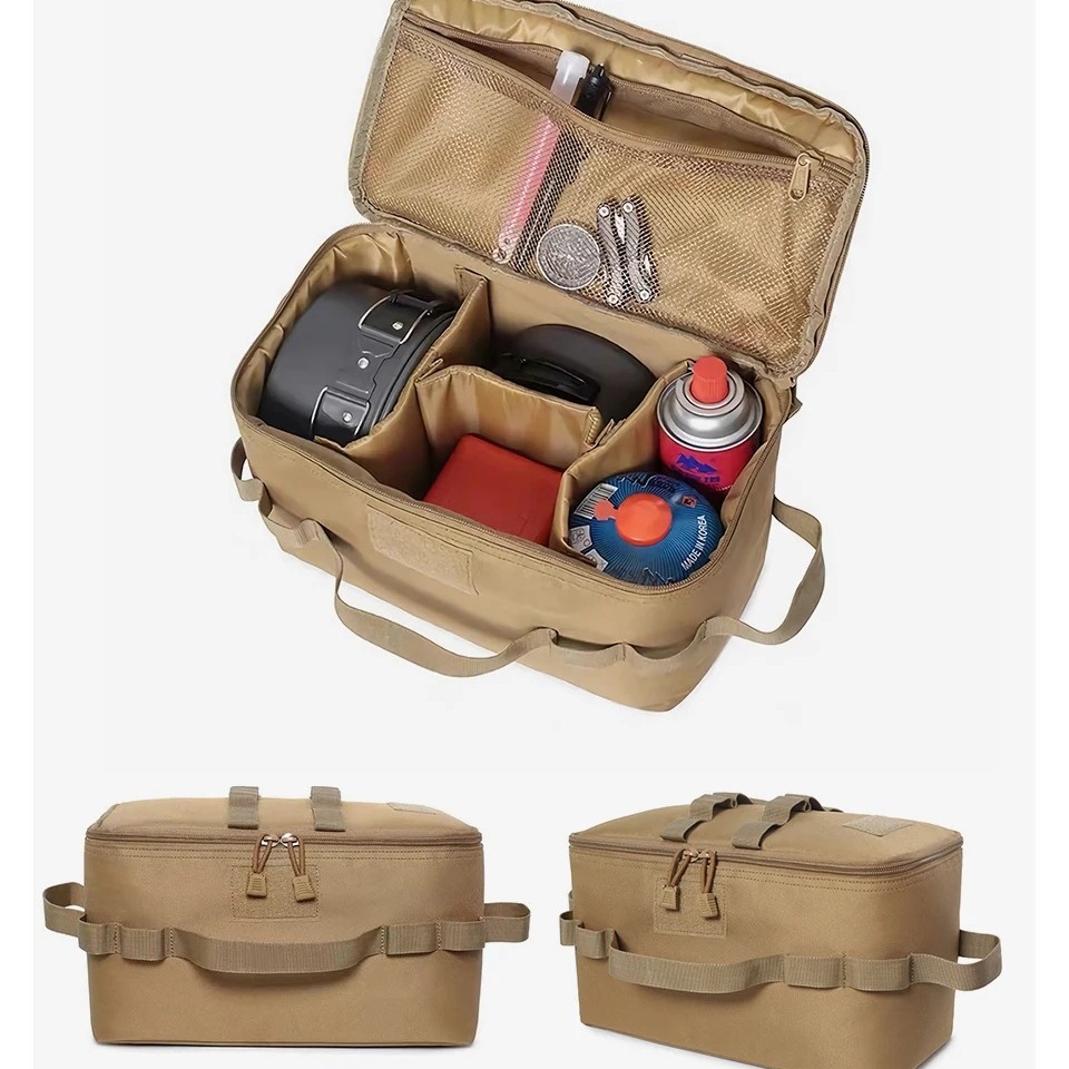 Camping Cooking Rack - Outdoor Camping Gas Tank Storage Bag