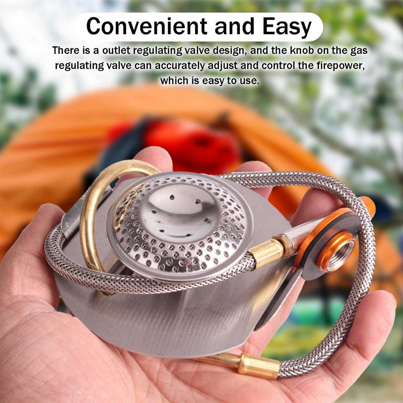 Camping Cooking Burner - Outdoor Camping Gas Stove 3200W Stainless