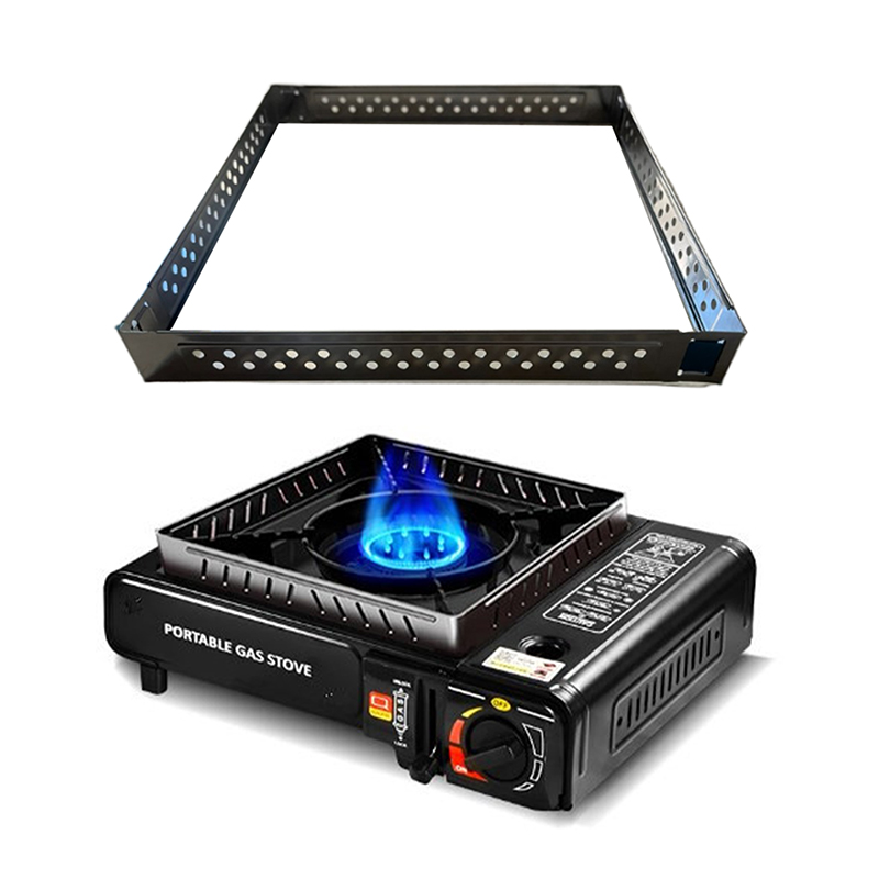 Camping Cooking Plate - Gas Stove Windproof Rings Detachable Windbreak