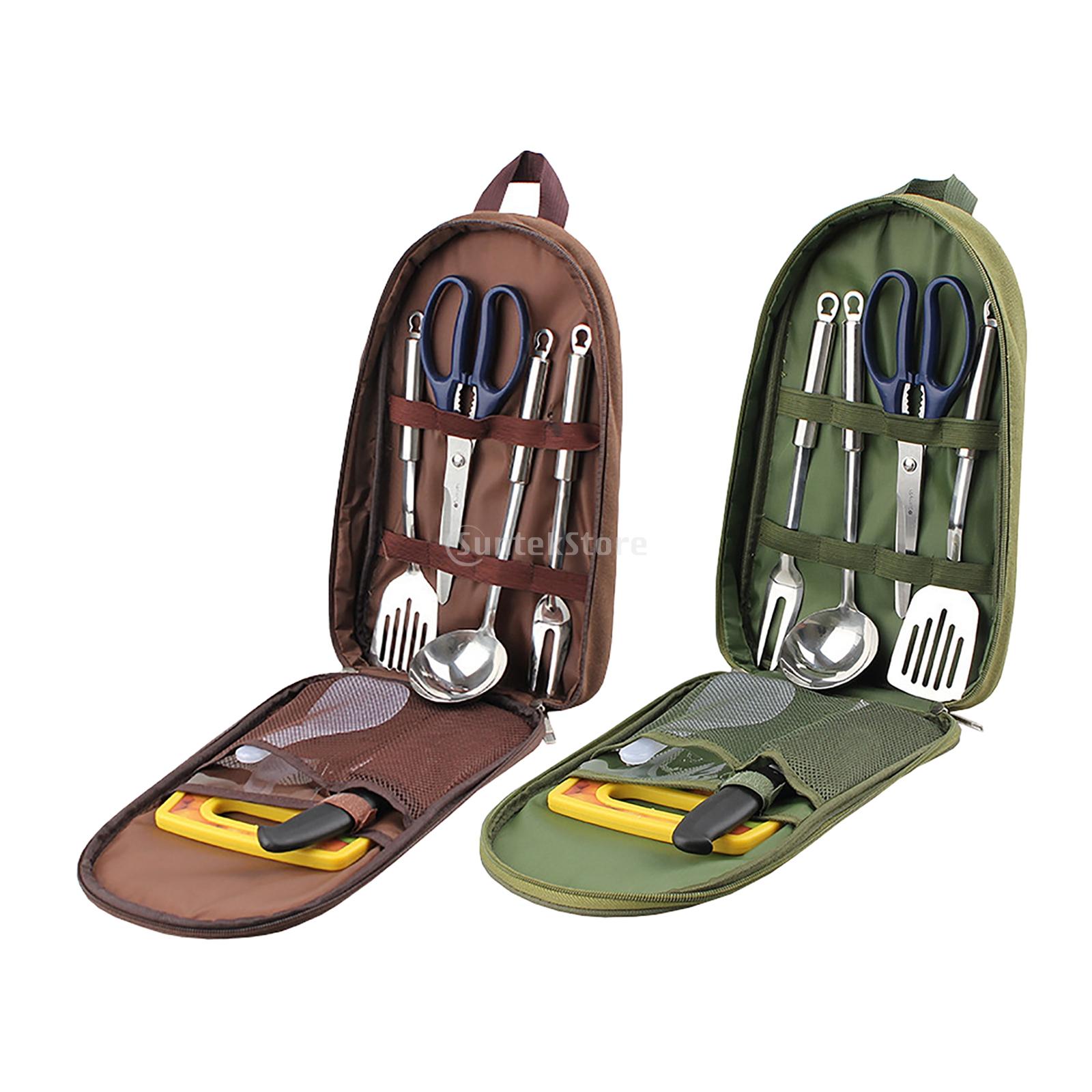 Camping Cooking Set Jetboil - 7pcs Camping Kitchen Utensil Set with
