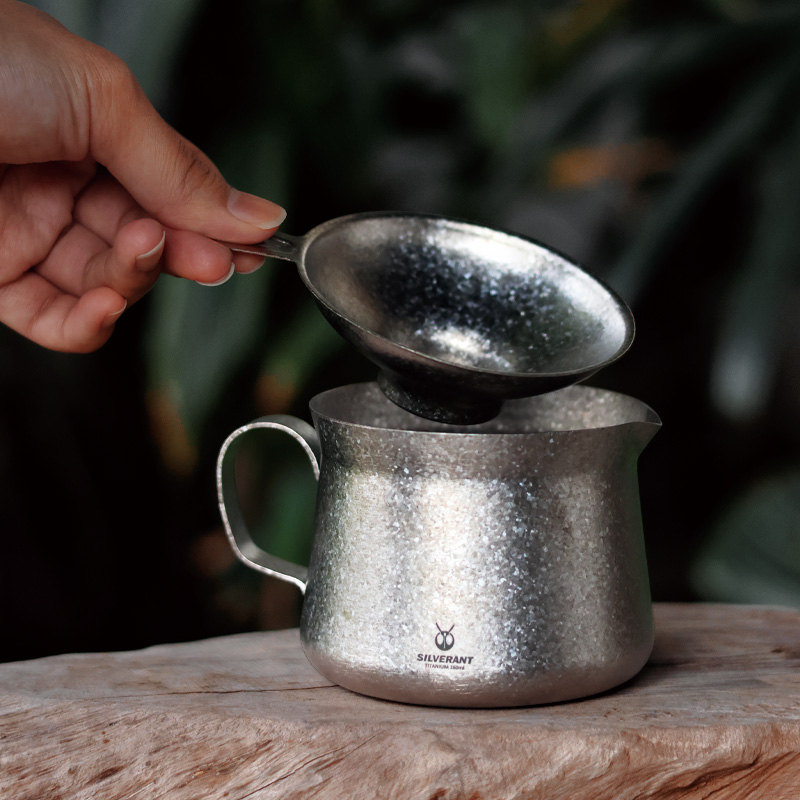Pocket Coffee Maker - Titanium Coffee Teapot Kettle Mug Cup