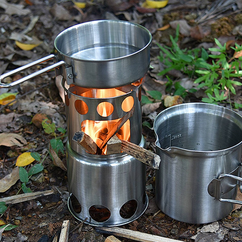 Stainless Steel Camping Cookwa - Camping Cooking Mesh recension och pris