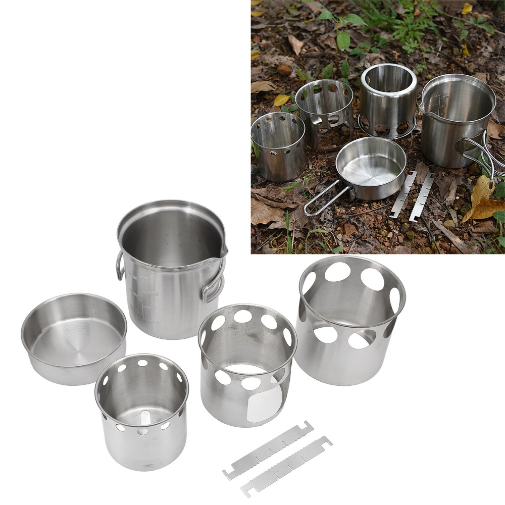 Stainless Steel Camping Cookwa - Camping Cooking Mesh recension och pris
