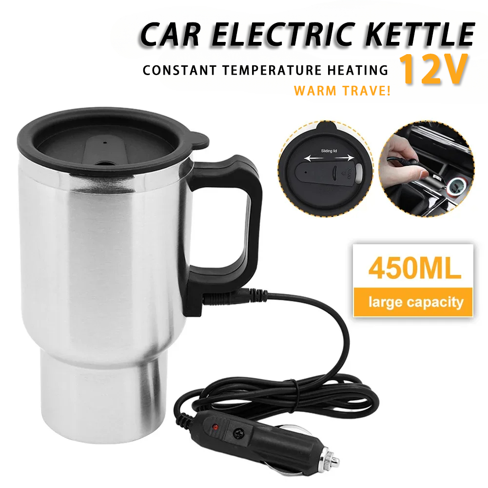 Electric Heating Car Kettle DC - Camping Cooking Can recension och pris