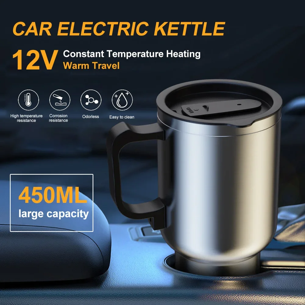 Electric Heating Car Kettle DC - Camping Cooking Can recension och pris