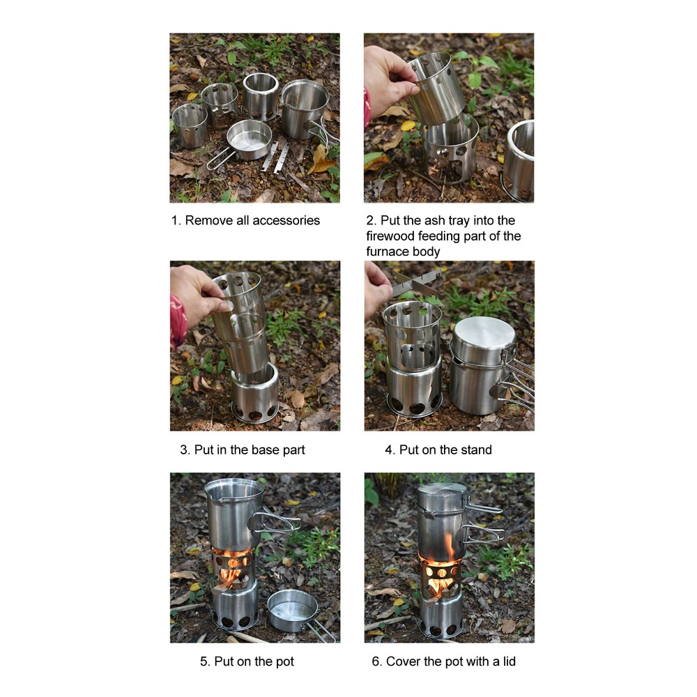 Durable Stainless Steel Campin - Camping Cooking Mesh recension och pris