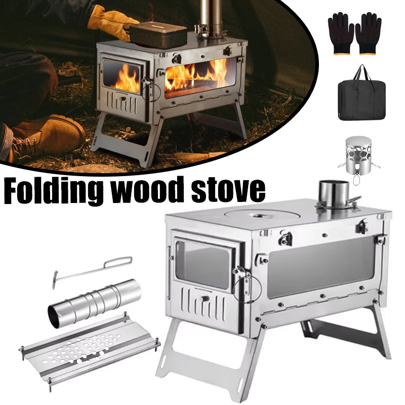 430 Stainless Steel Portable T - Camping Cooking Burner recension och pris