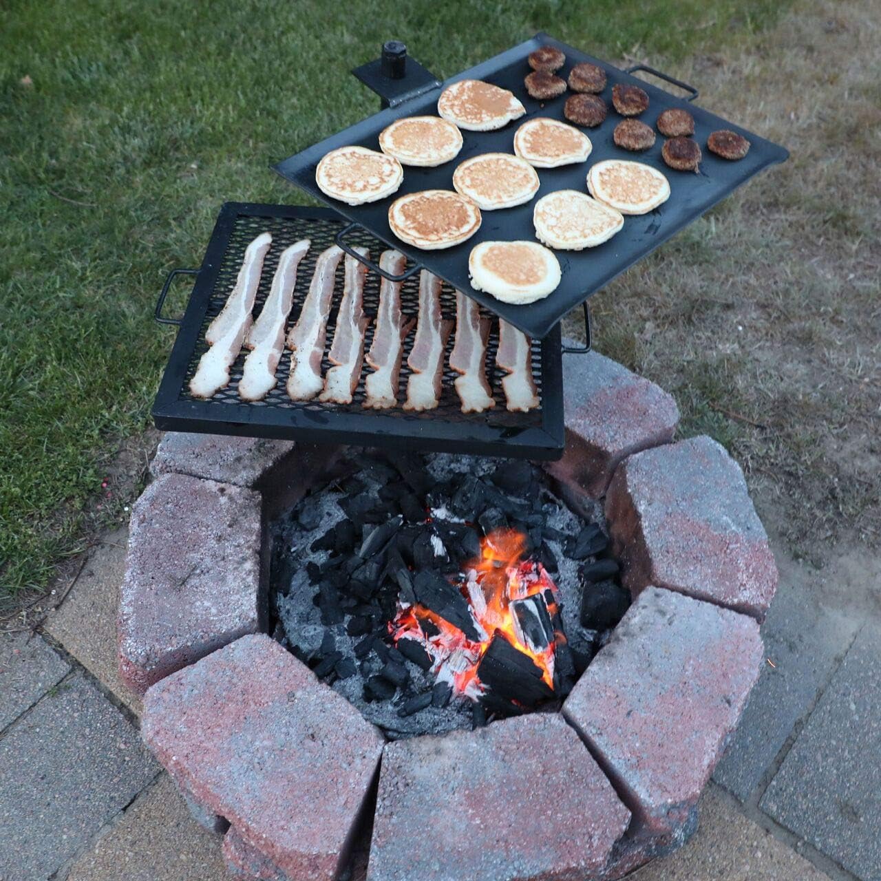 Heavy-Duty Portable Campfire G - Camping Cooking Open Fire recension och pris