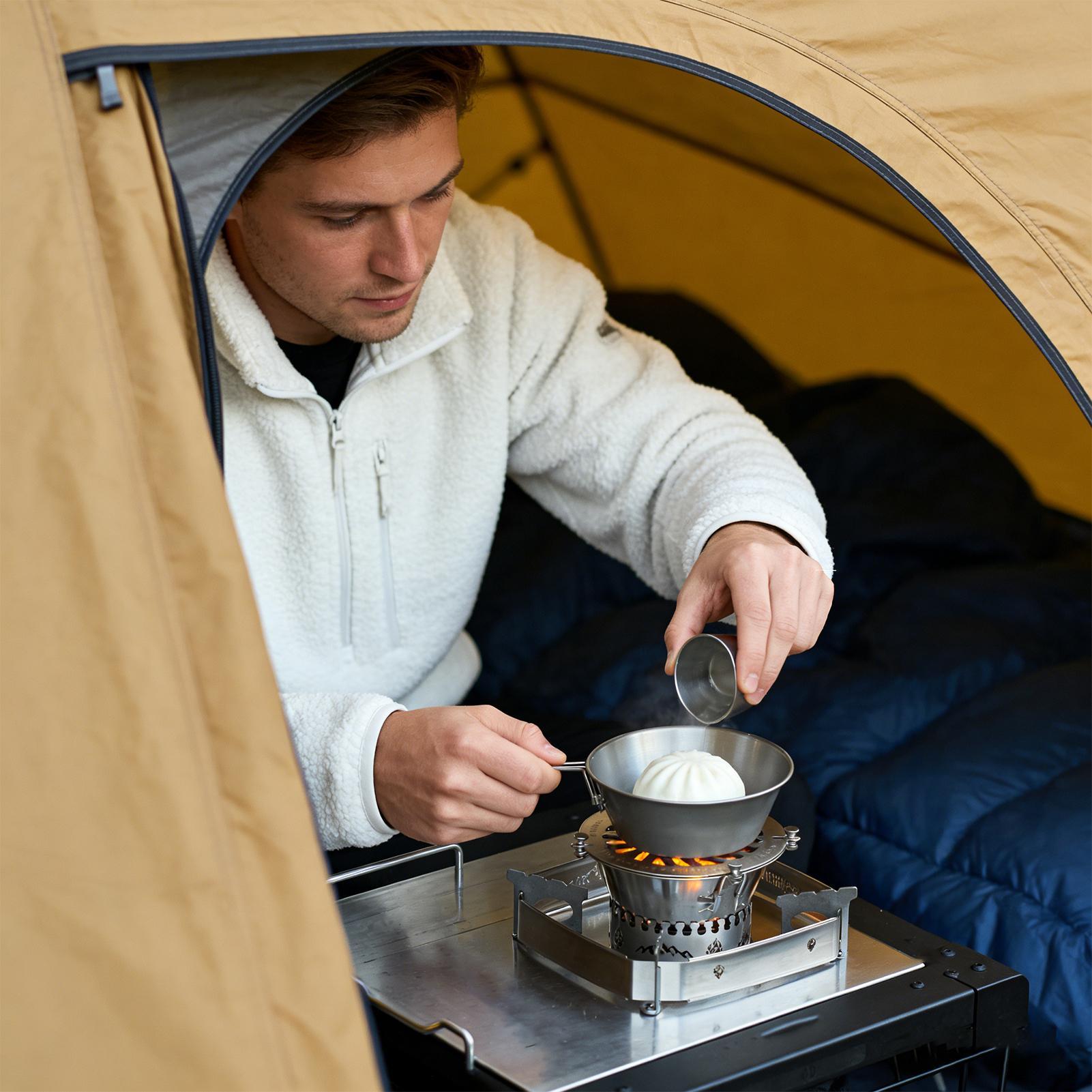 Round Steamer Rack Stainless S - Camping Cooking Plate recension och pris