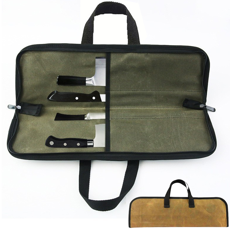 Camping Canvas Chef Knife Bag  - Japanese Camping Cooking recension och pris
