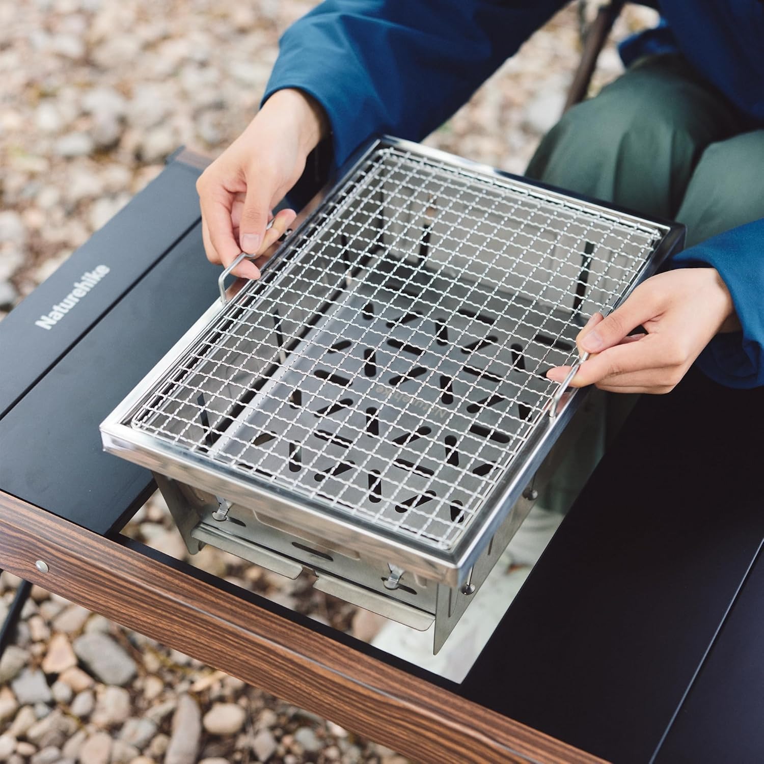 Naturehike Camping Charcoal Gr - Camping Cooking Table recension och pris