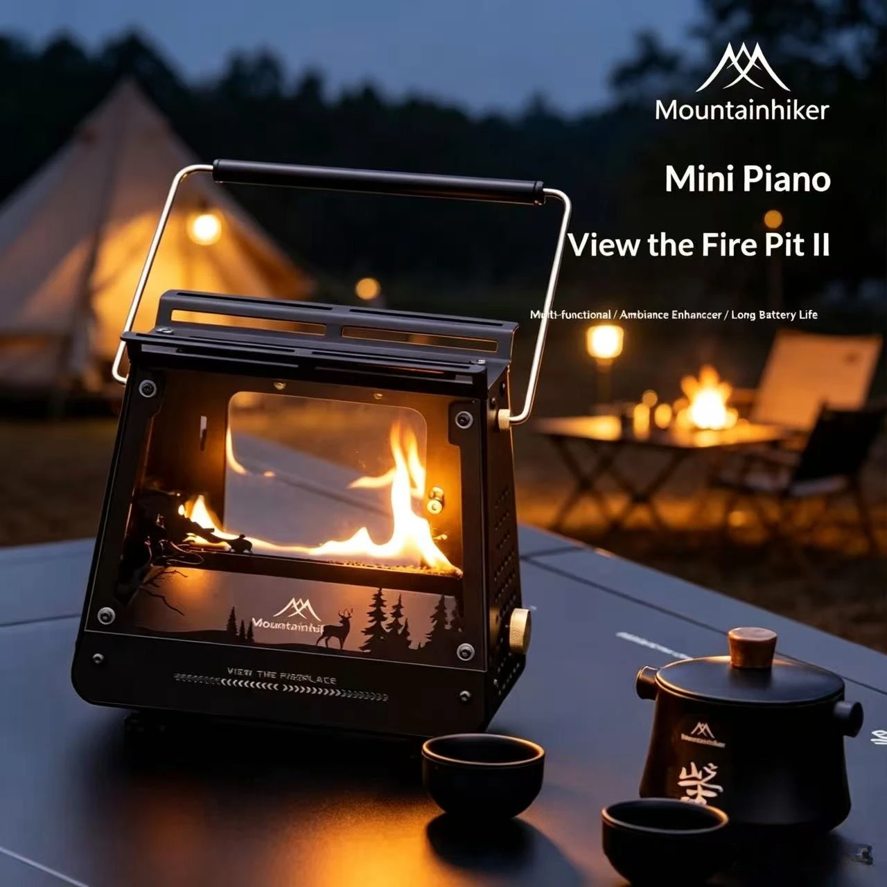 MOUNTAINHIKEROutdoor Portable  - Camping Cooking Open Fire recension och pris