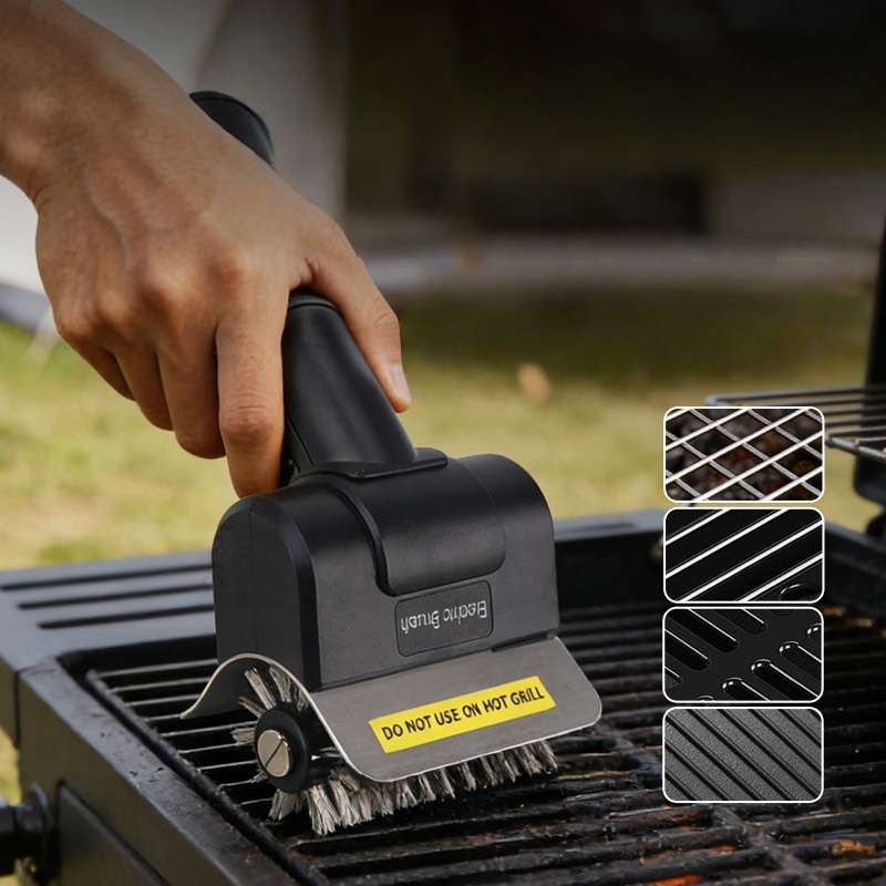 JUSTINLAU Electric Grill Brush - Camping Cooking Mesh recension och pris