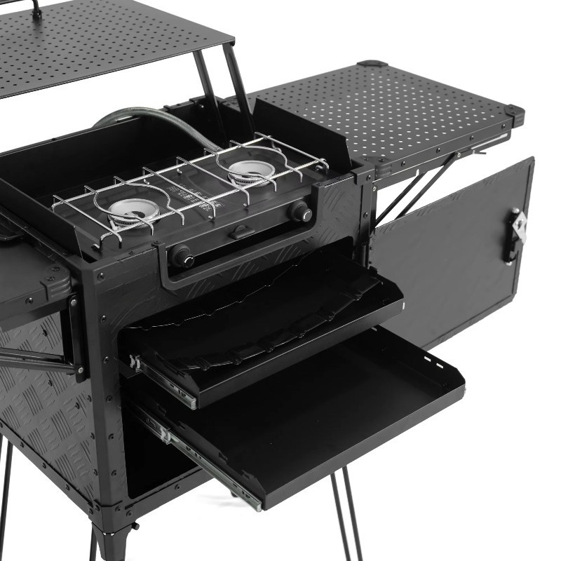 Hot-selling land camping kitch - Camping Cooking Table Foldable recension och pris