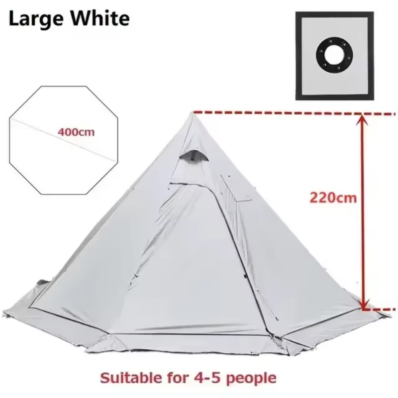 Very Pyramid Tent With Snow Sk - Camping Cooking Snow recension och pris