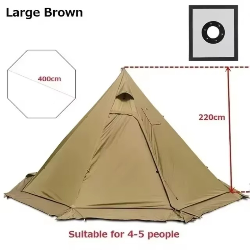 Very Pyramid Tent With Snow Sk - Camping Cooking Snow recension och pris