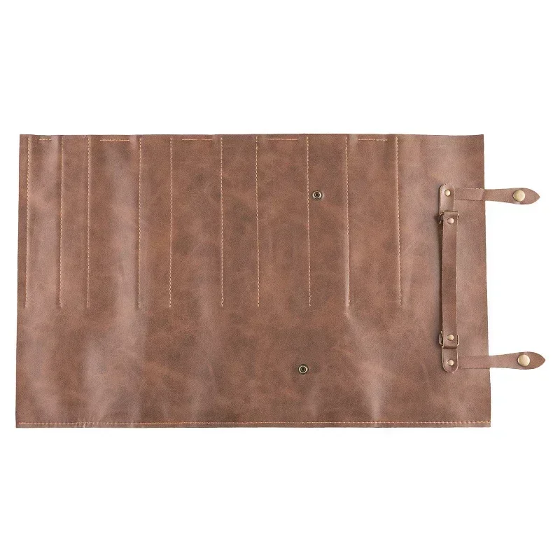 Leather Chef Knife Bag Portabl - Camping Cooking Roll recension och pris