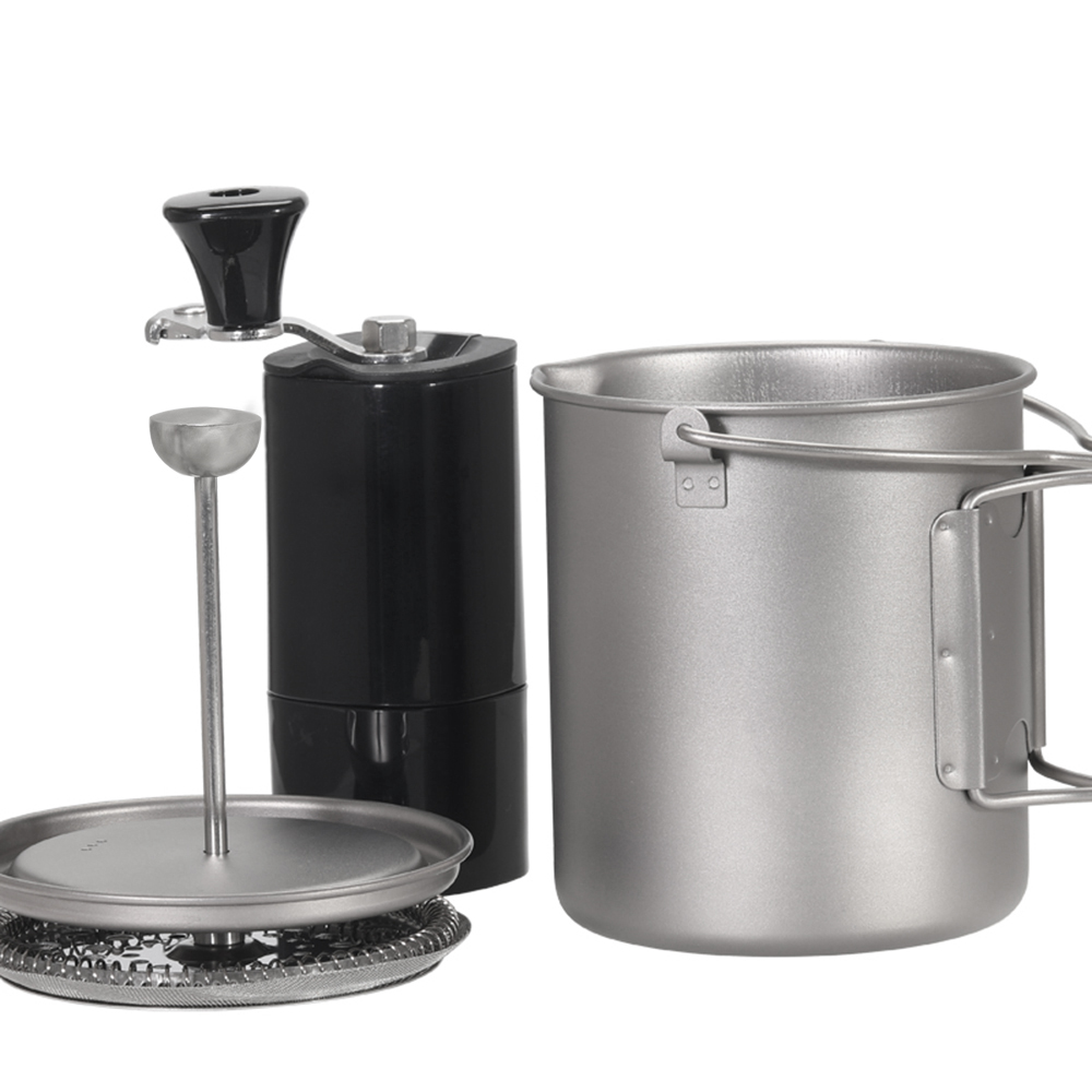 Lixada 750ml Titanium Coffee C - Pocket Coffee Maker recension och pris