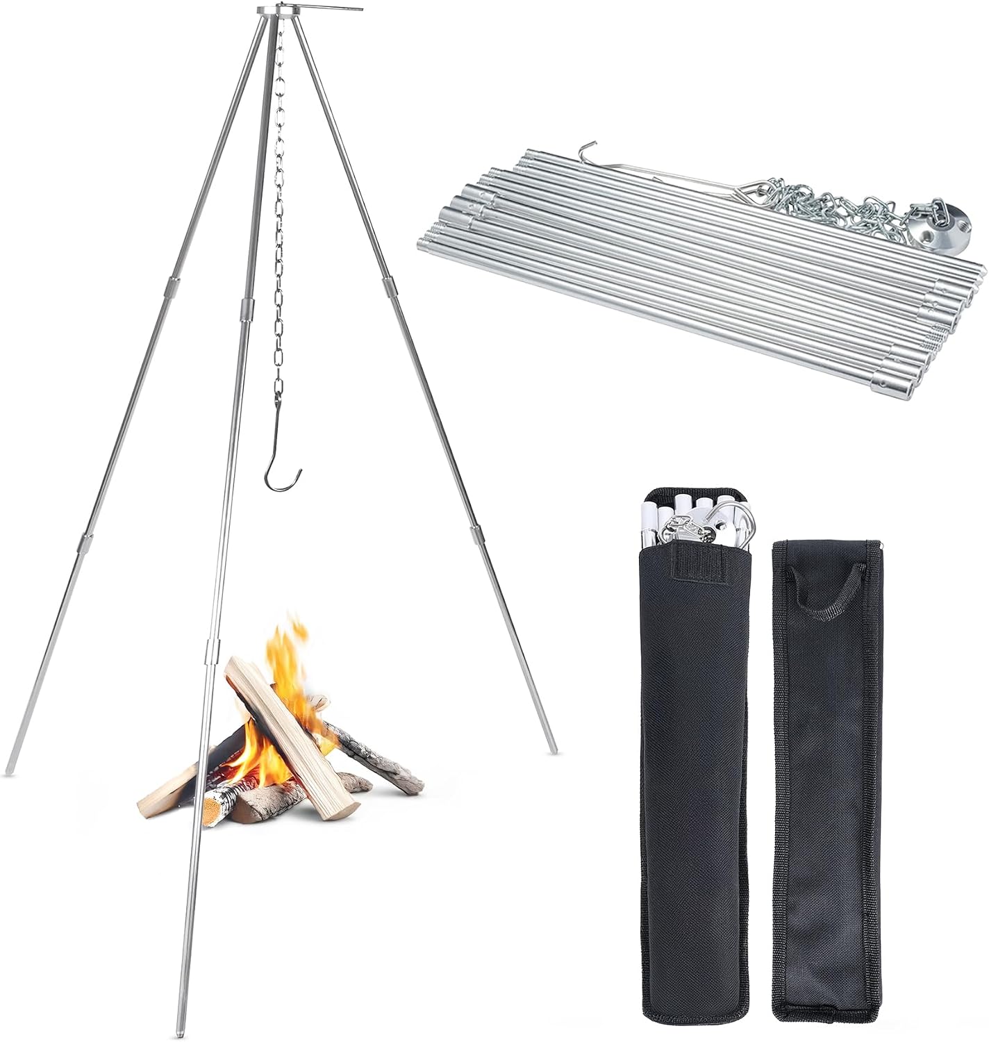 Open Fire Compatible 33 Inch C - Camping Cooking Open Fire recension och pris