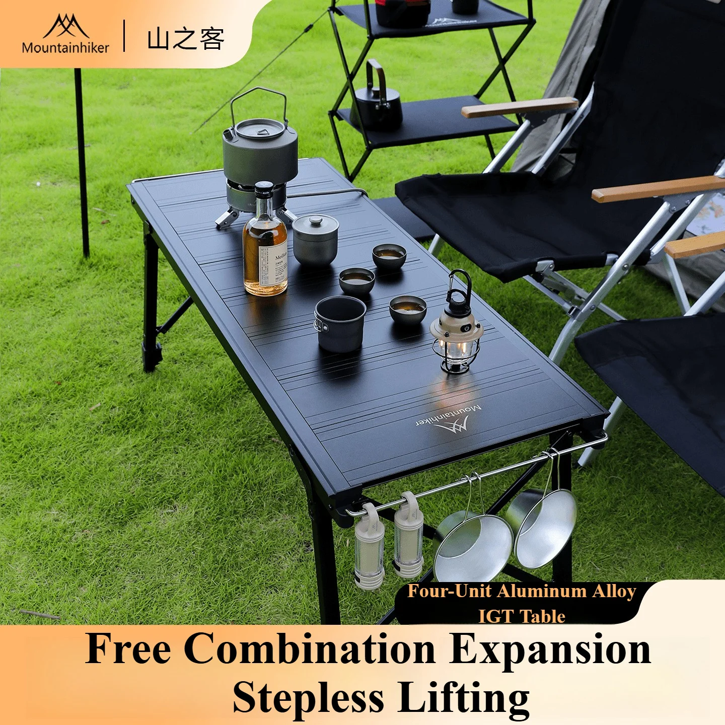 Mountainhiker Camping Folding  - Camping Cooking Table Foldable recension och pris
