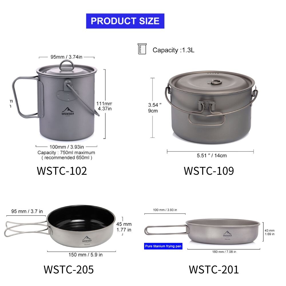 Widesea Camping Tableware Tita - Camping Cooking Roll recension och pris