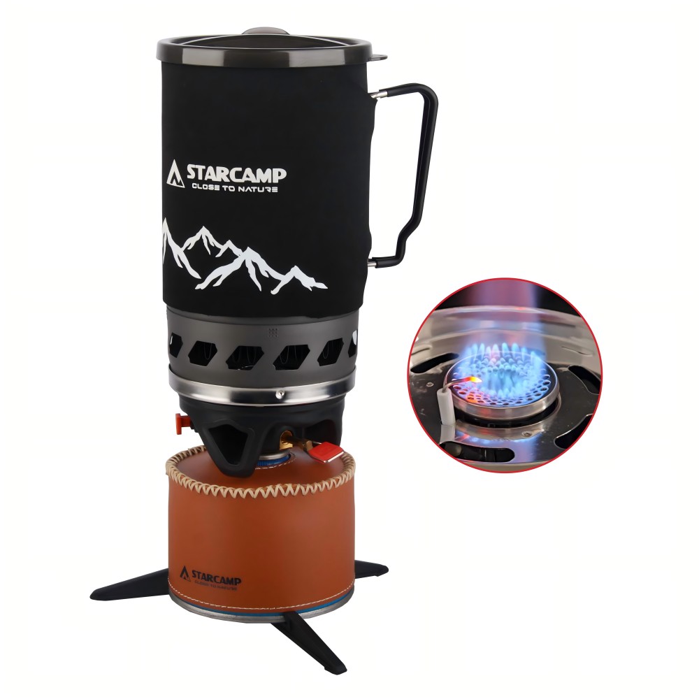STARCAMP 1400ml Outdoor Fastbo - Camping Cooking Gas Stove recension och pris
