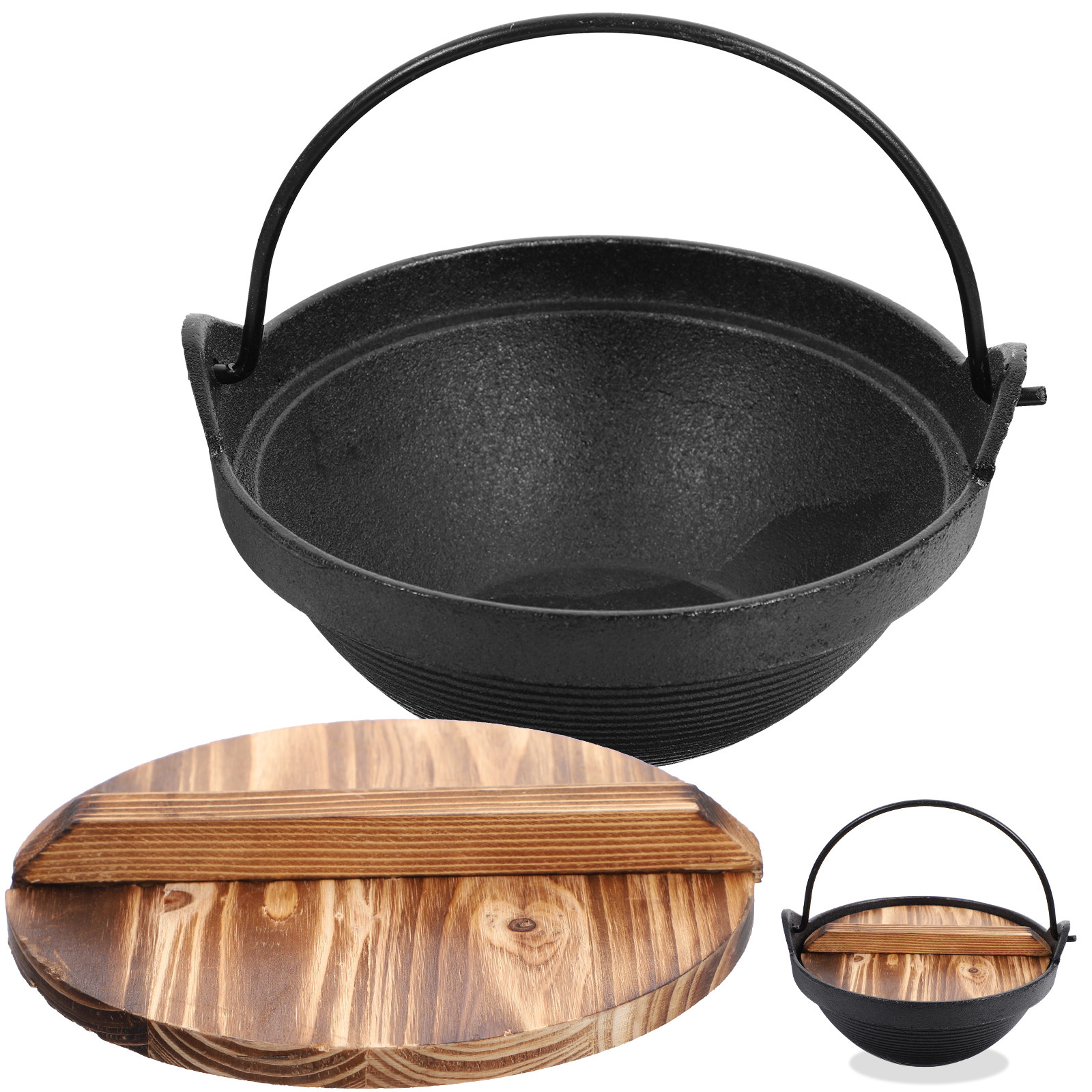1 set Cast Iron Sukiyaki Japan - Japanese Camping Cooking recension och pris