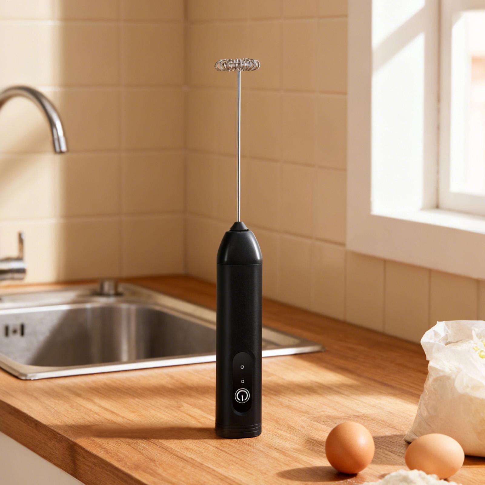 Handheld Milk Frother Wand Rec - Pocket Coffee Maker recension och pris