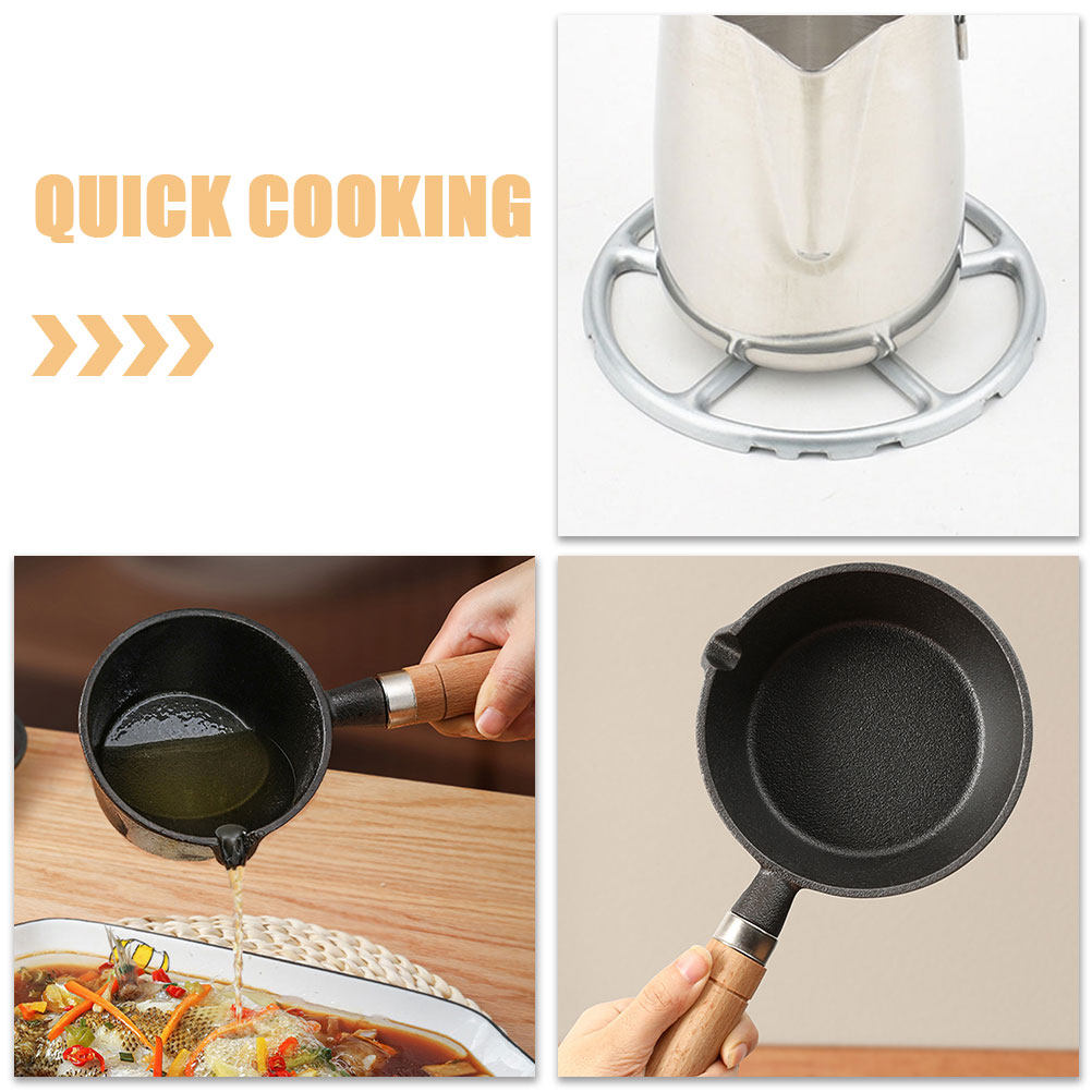 Mini Cast Iron Egg Skillet Fla - Camping Cooking Cast Iron recension och pris
