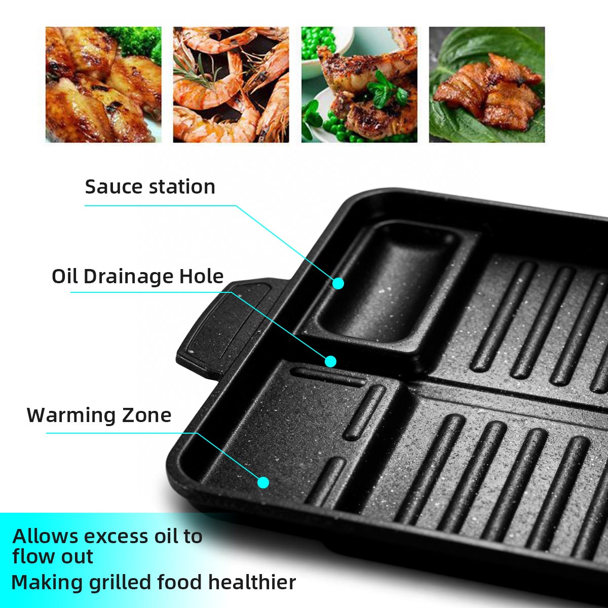 Korean Grill Meat Plate Alumin - Camping Cooking Range recension och pris