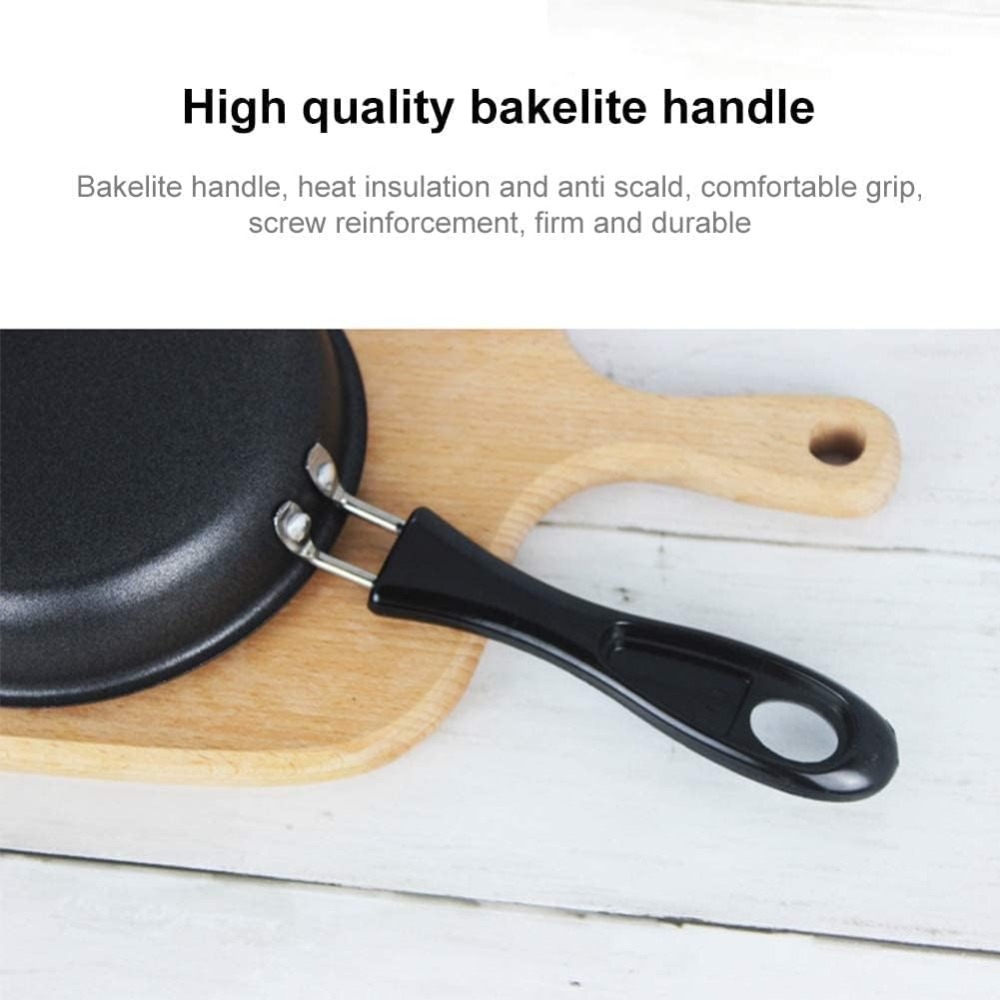 Mini Frying Pan with Handle Po - Camping Cooking Cast Iron recension och pris