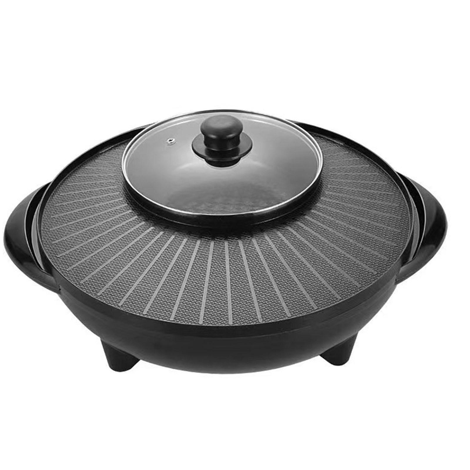 Electric Grill with Hot Pot fo - Camping Cooking Range recension och pris