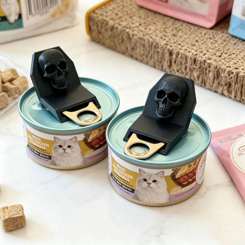 2pcs Anti-Slip Skull Jar Opene - Camping Cooking Can recension och pris