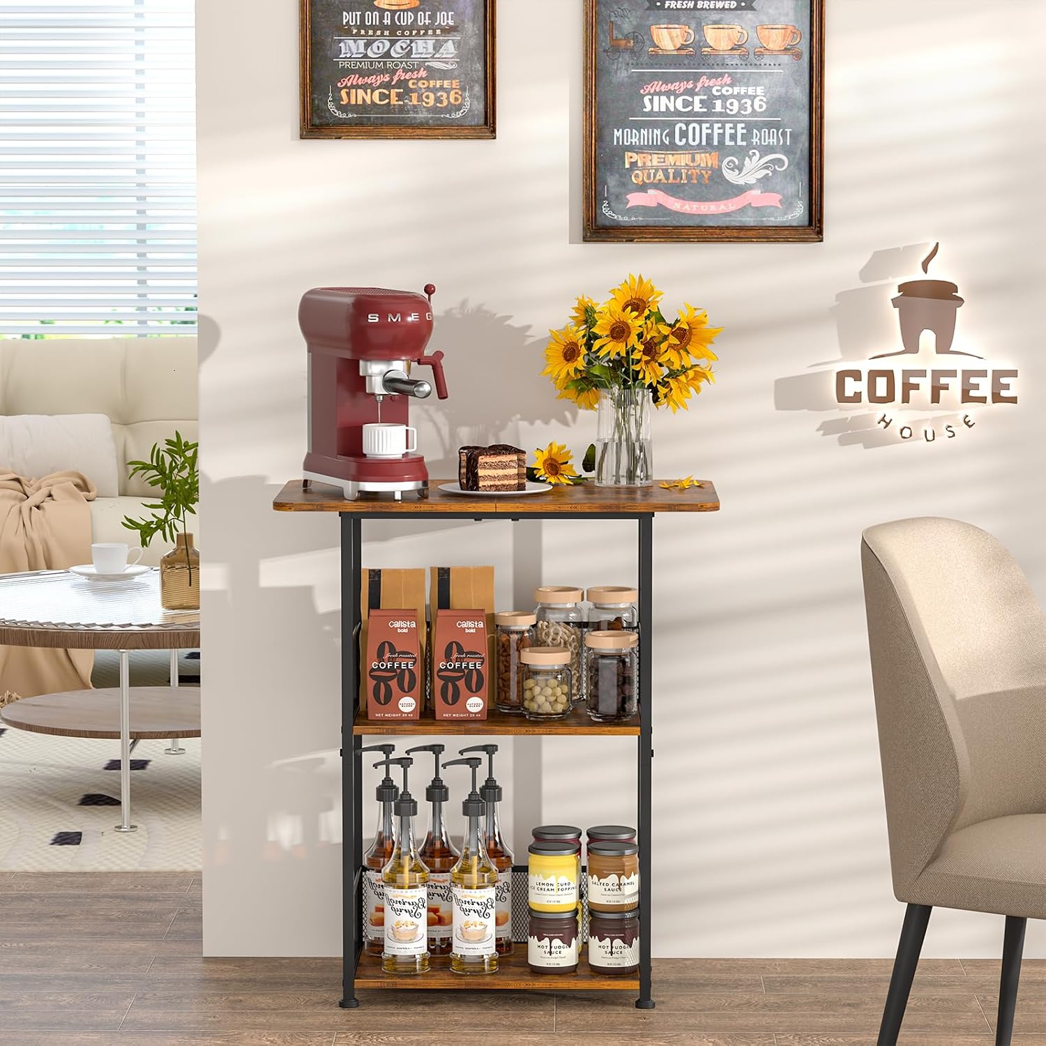 Mini Floor Standing Coffee Bar - Pocket Coffee Maker recension och pris