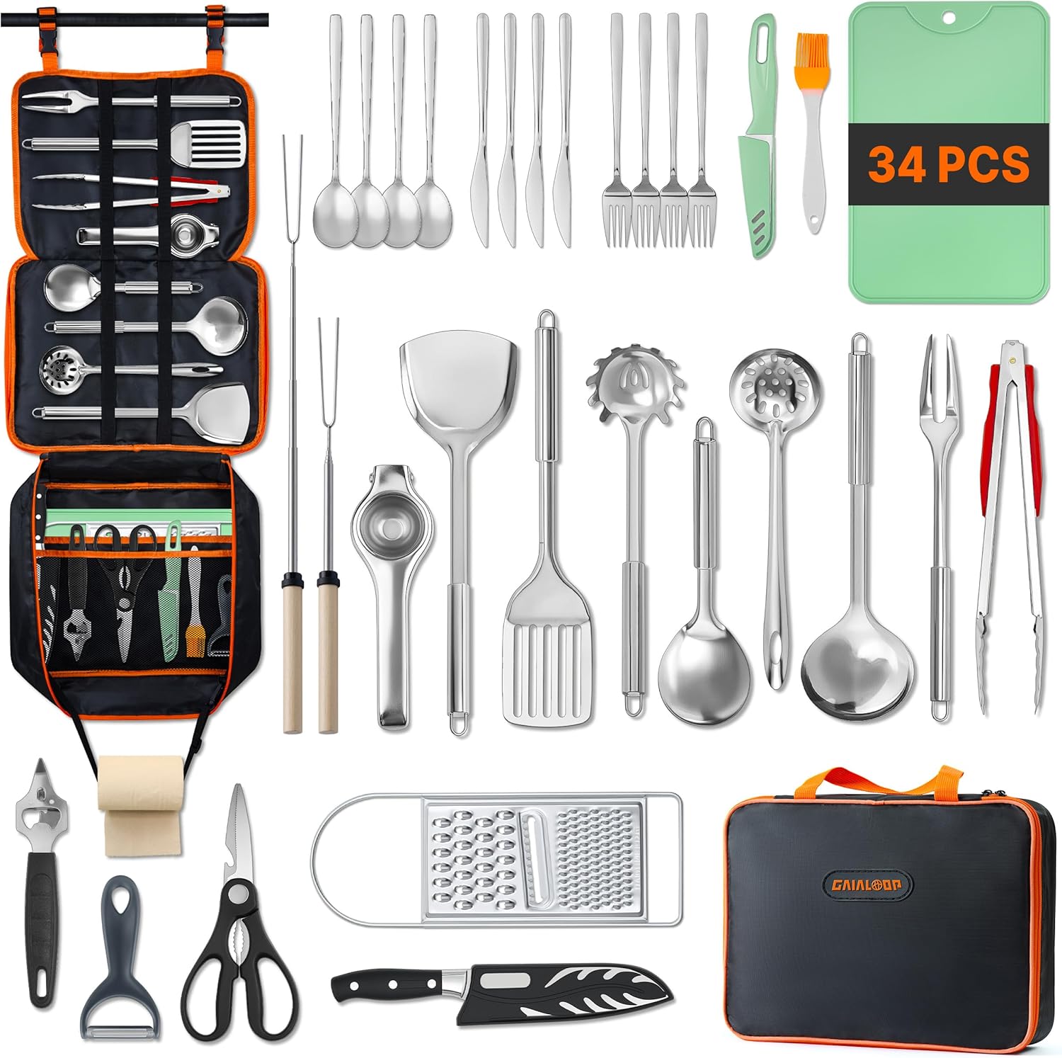 Camping Cooking Utensils Set,  - Camping Cooking Essentials Kit recension och pris