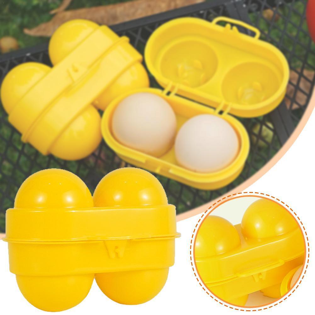 2 Grid Egg Storage Box Contain - Camping Cooking Range recension och pris