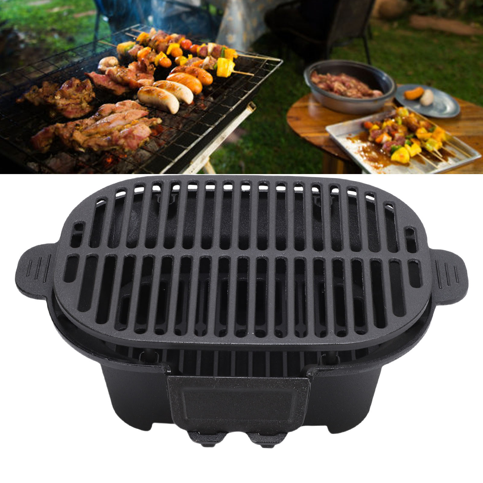 Hibachi Grill Outdoor Small Po - Japanese Camping Cooking recension och pris