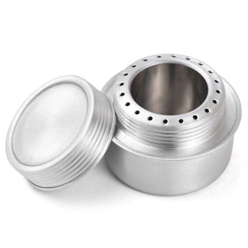 Ultralight Silver Alcohol Stov - Camping Cooking Burner recension och pris