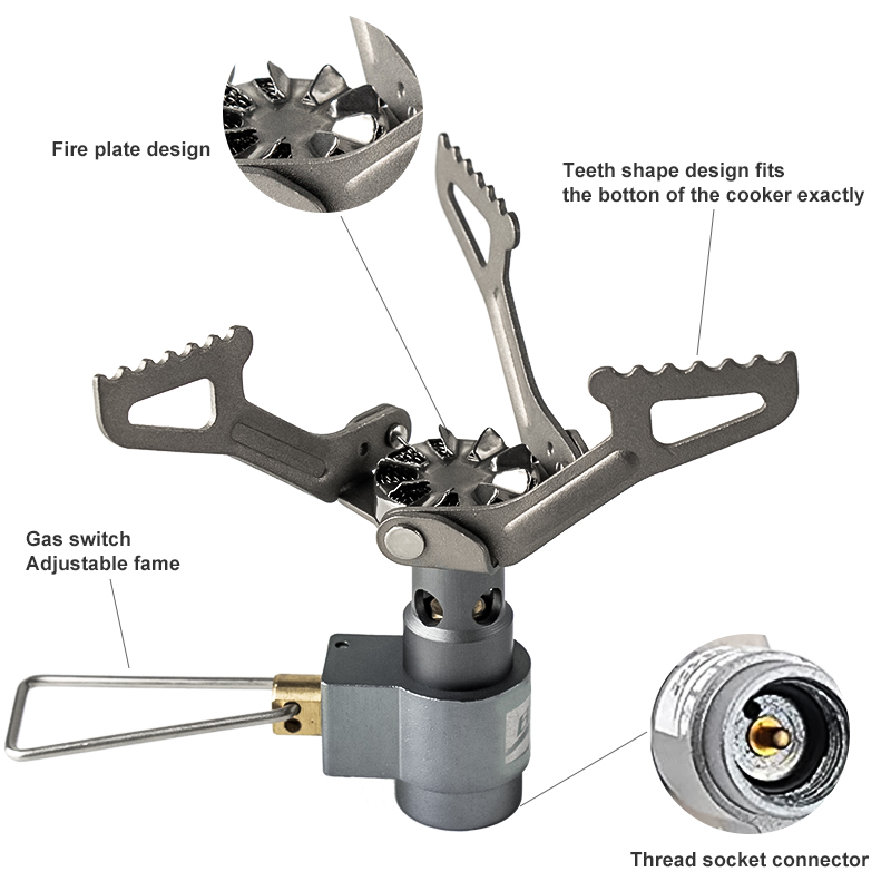 BRS Outdoor Gas Stove Mini Cam - Camping Cooking Burner recension och pris