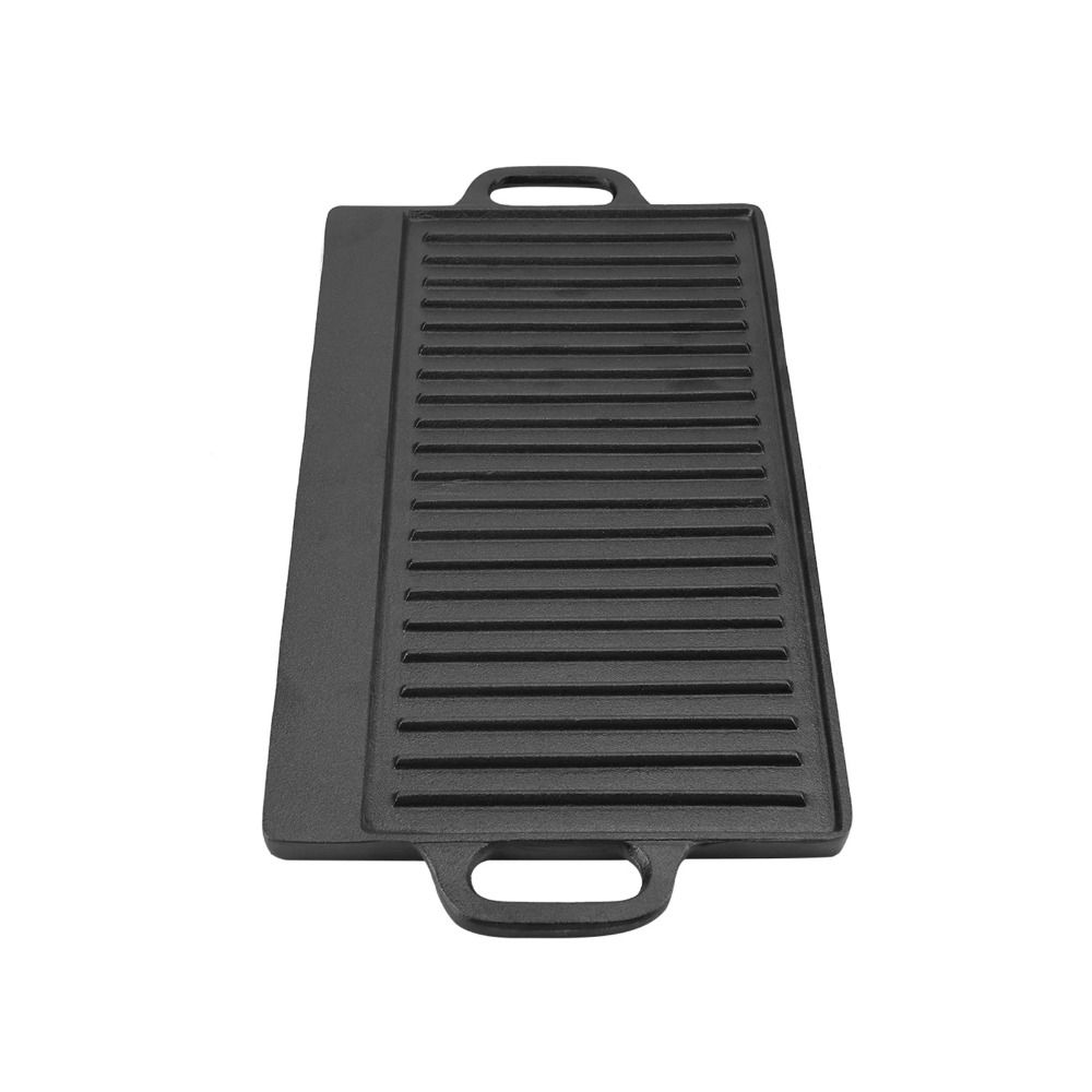 Double Sided Cast Iron Griddle - Camping Cooking Range recension och pris