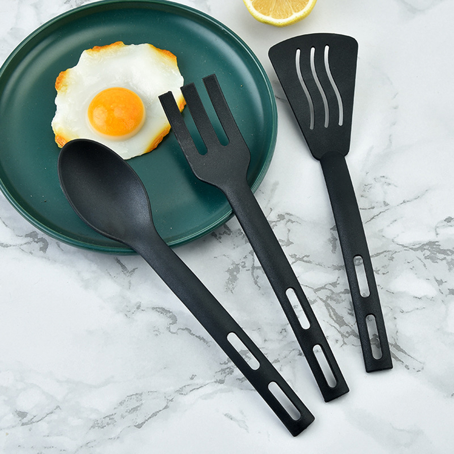 3PCS Nylon kitchenware Spatula - Camping Cooking Roll recension och pris