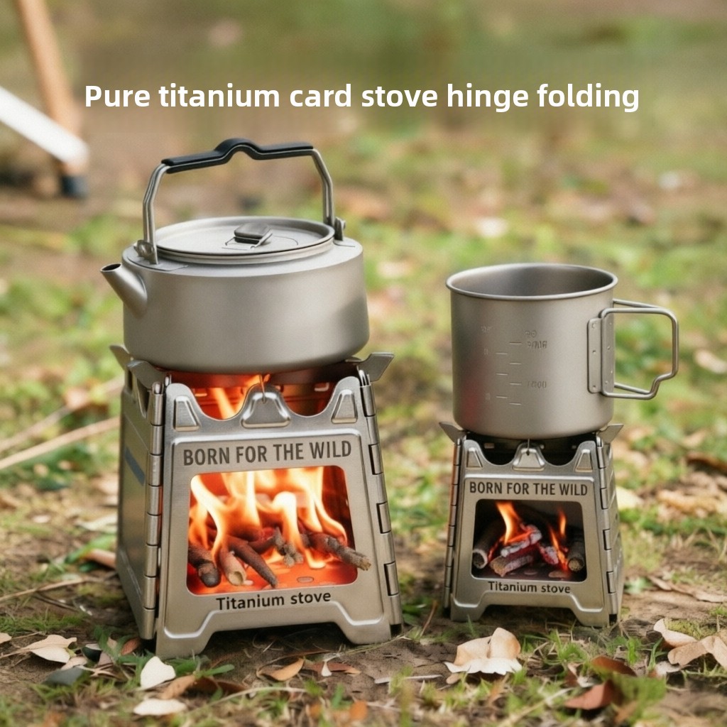 TiForge Compact Folding Titani - Camping Cooking Burner recension och pris