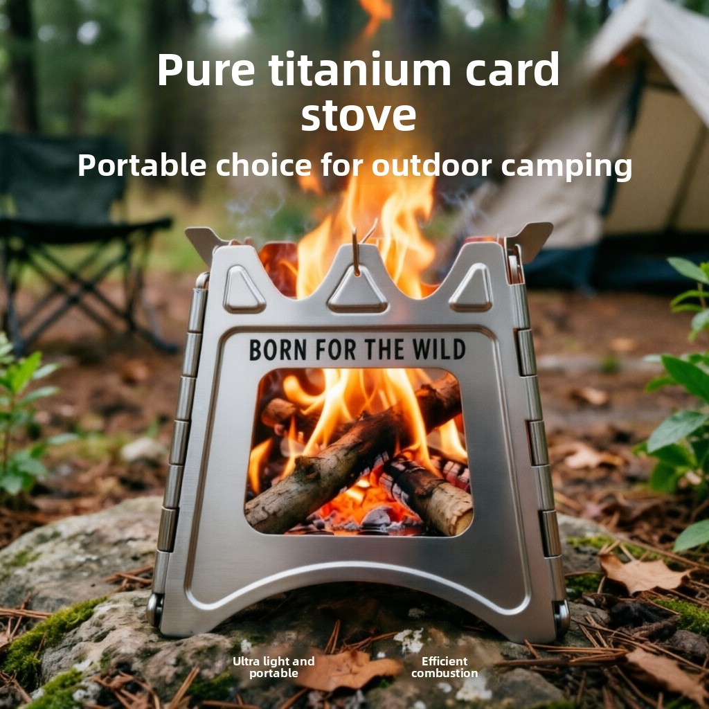 TiForge Compact Folding Titani - Camping Cooking Burner recension och pris