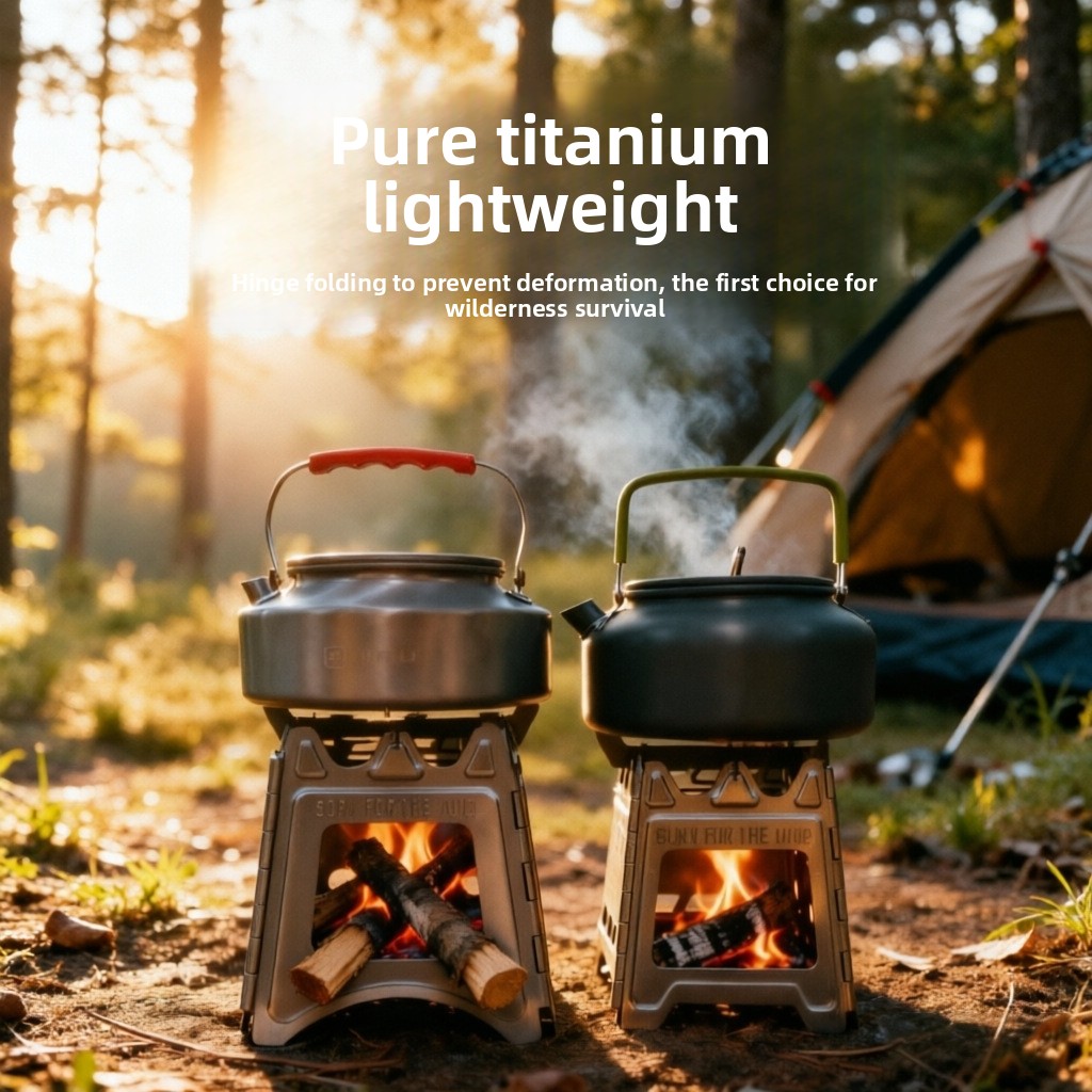 TiForge Compact Folding Titani - Camping Cooking Burner recension och pris