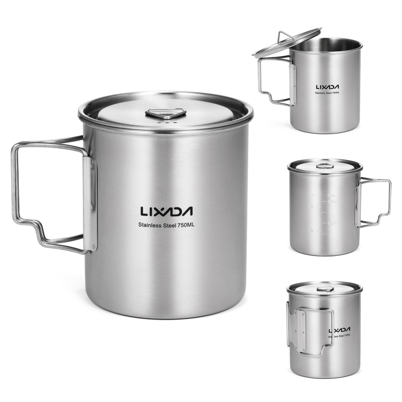 Lixada 750ml Cup Outdoor Stain - Camping Cooking Mesh recension och pris