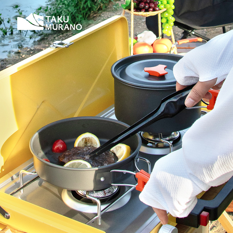 Camping Cookware Set Outdoor C - Camping Cooking Rack recension och pris