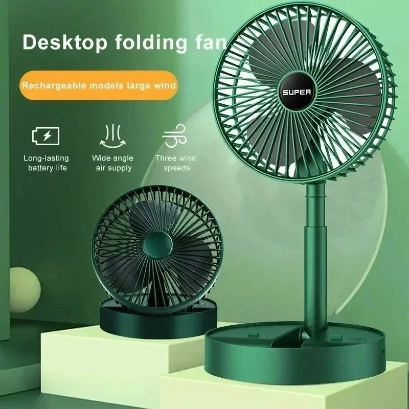 USB Foldable Electric Fan Cold - Camping Cooking Table Foldable recension och pris
