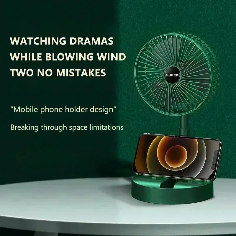USB Foldable Electric Fan Cold - Camping Cooking Table Foldable recension och pris